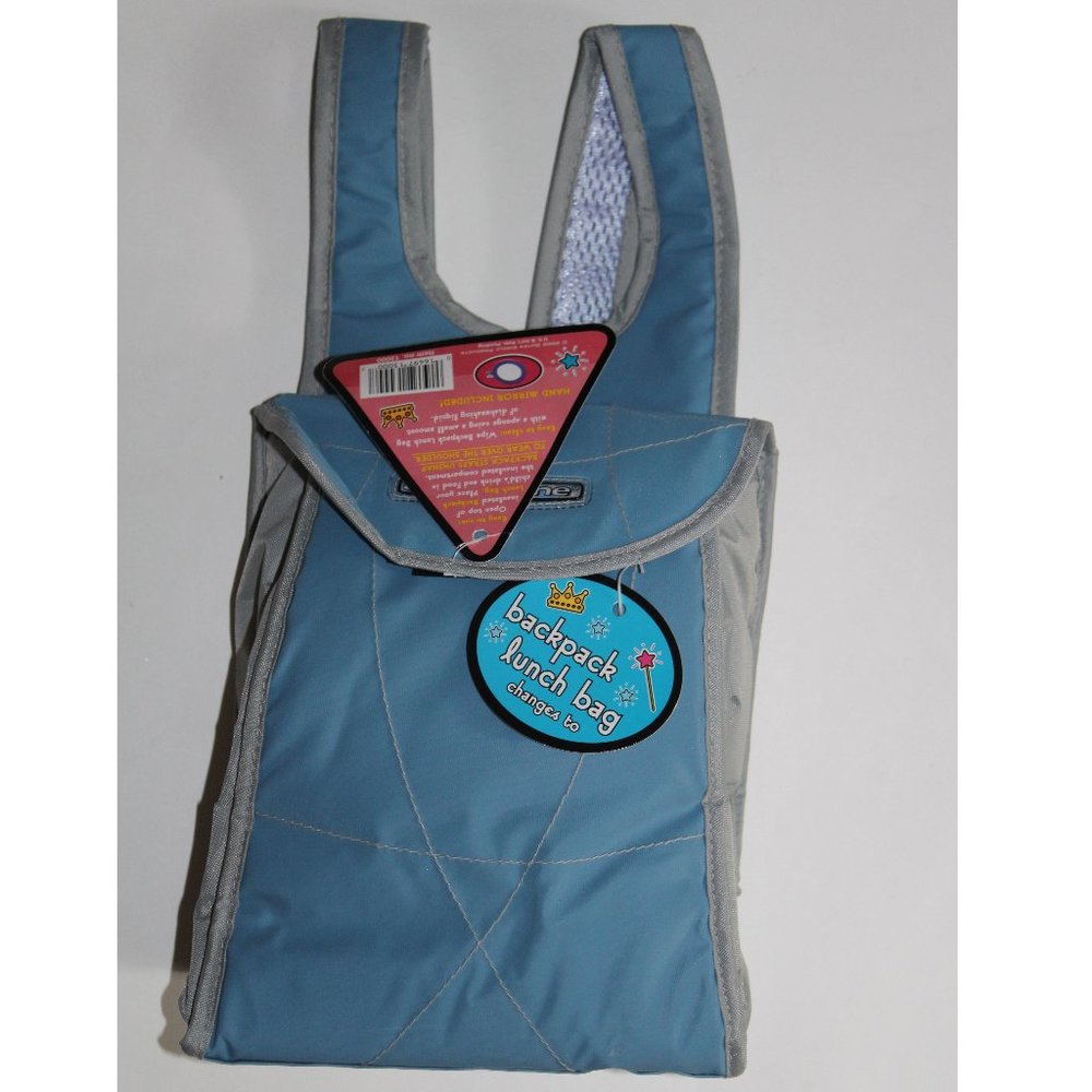 New Arctic Zone Sholder Bag Changes to Backpack Lunch Bag - Blue
